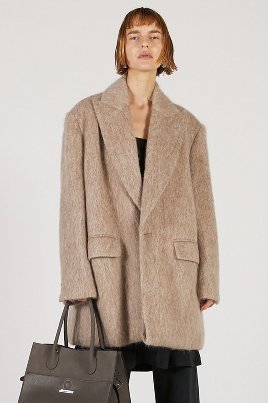ジャケット・アウター DRESSLAVE mohair shaggy tailored coat Mohair Shaggy Tailored Coat - 2025 AUTUMN