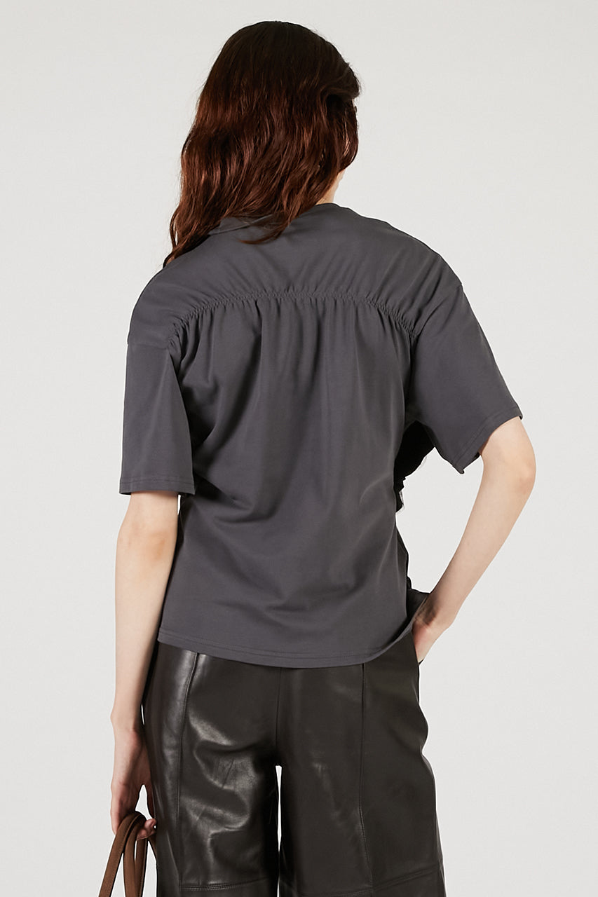 Rose Ruffled T-Shirt