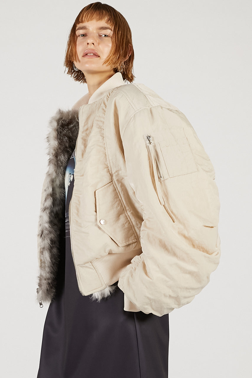Reversible fur MA-1 - 2025 AUTUMN