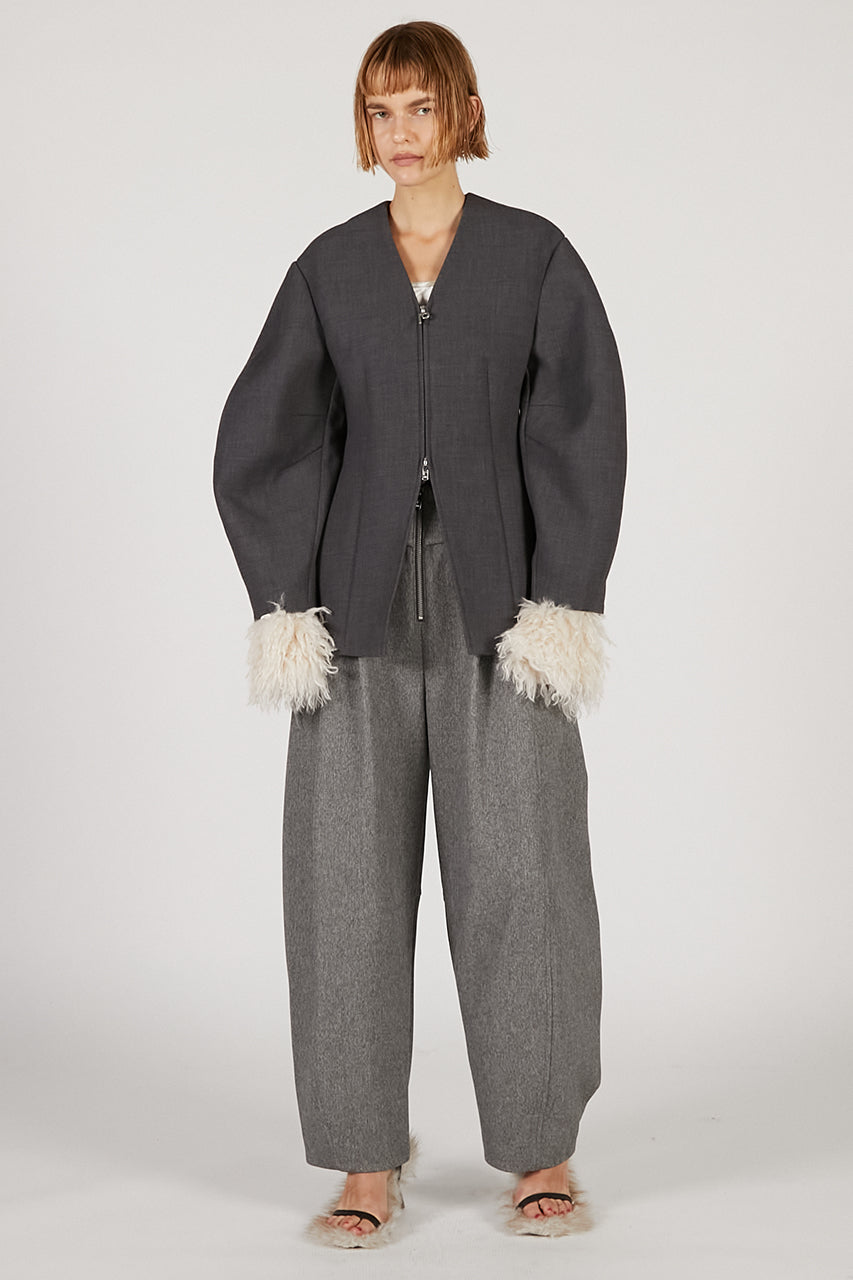 Cocoon Sleeve Zip Top - 2025 AUTUMN