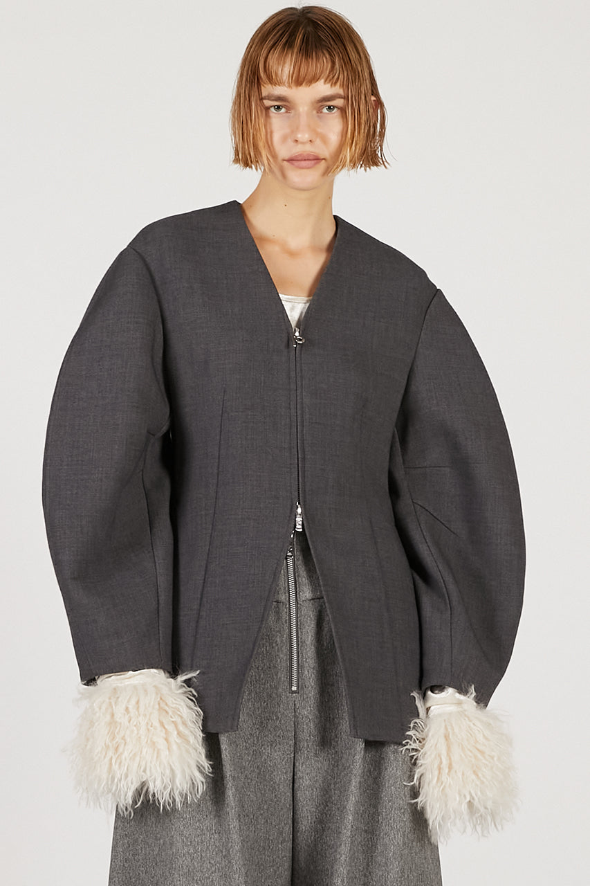 Cocoon Sleeve Zip Top - 2025 AUTUMN
