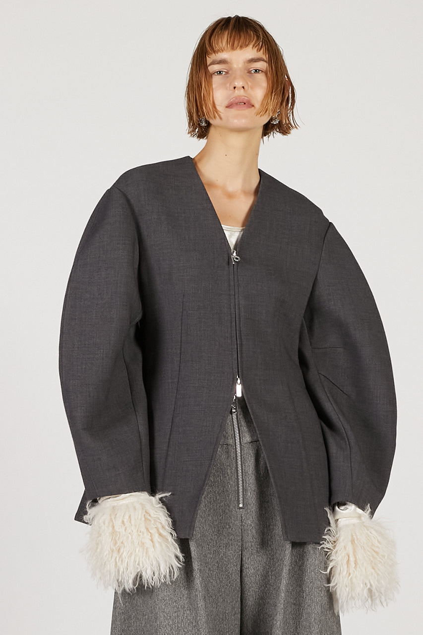その他 COCOON Cocoon Sleeve Zip Top