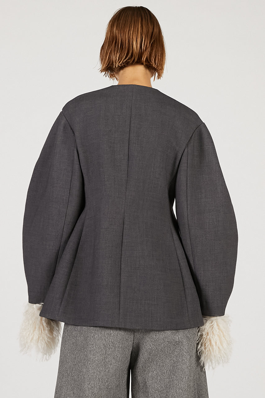 Cocoon Sleeve Zip Top - 2025 AUTUMN