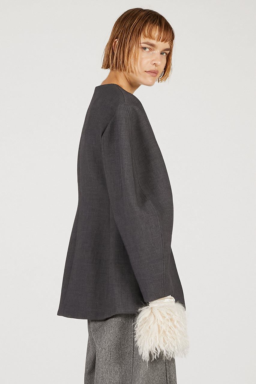 Cocoon Sleeve Zip Top - 2025 AUTUMN