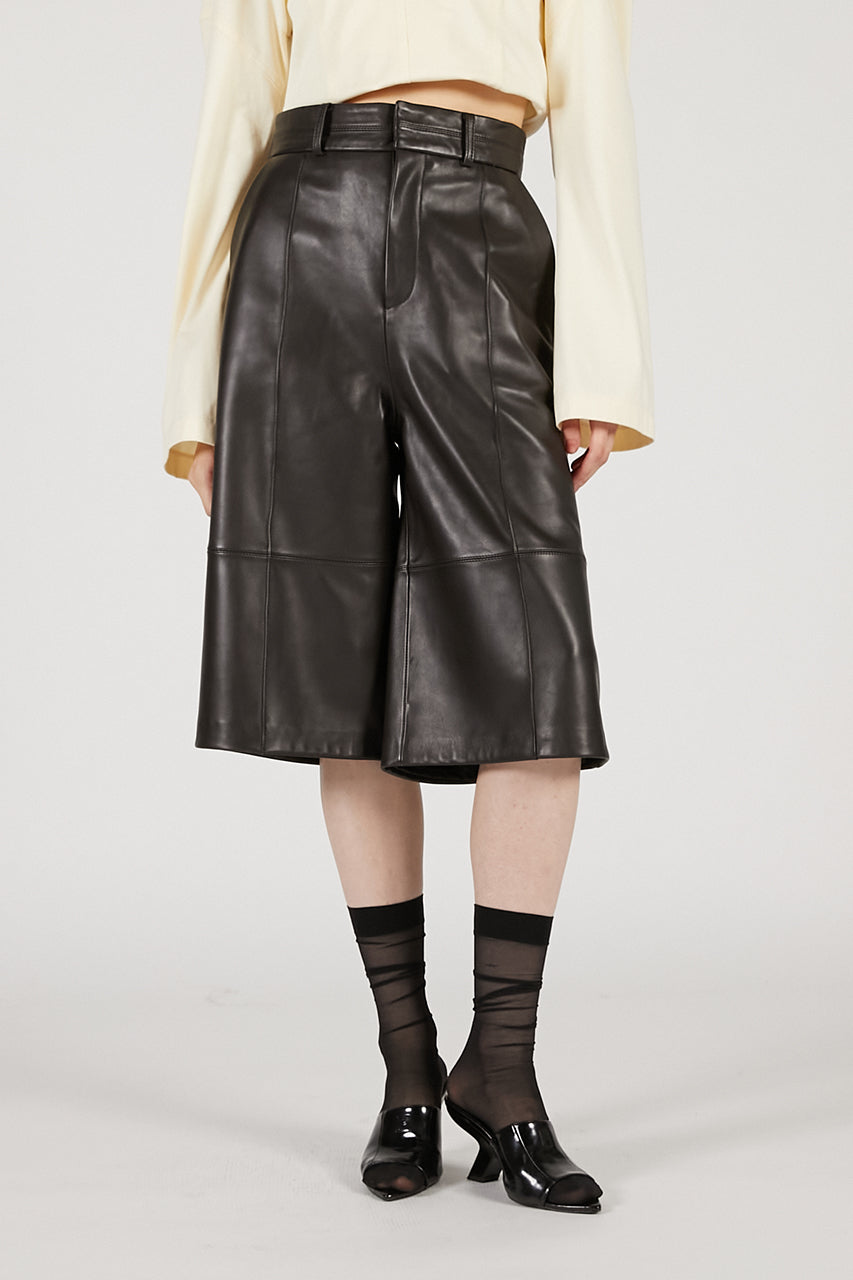 Leather Half Pants