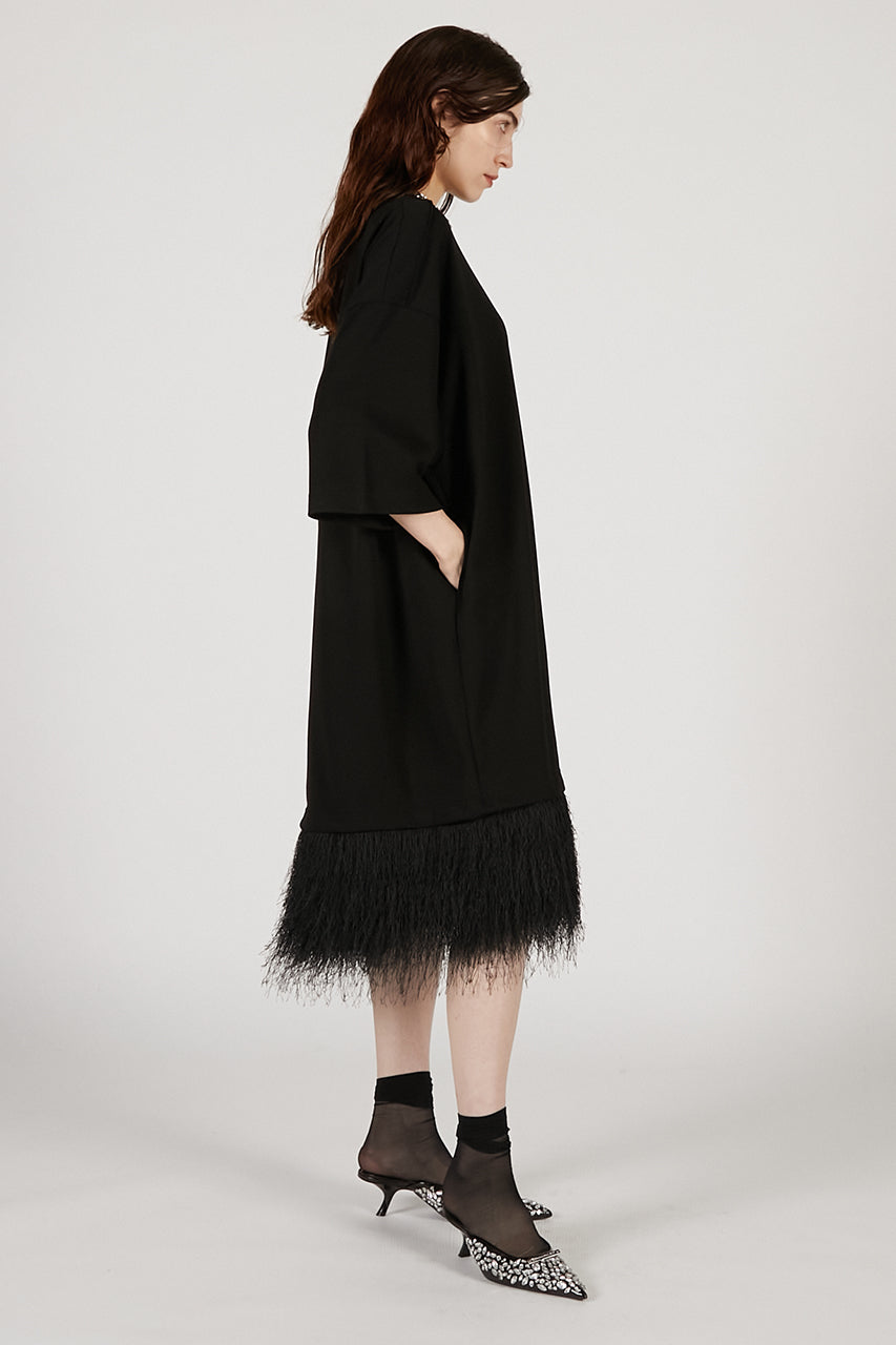 Shaggy Hem Over Tee - 2025 AUTUMN