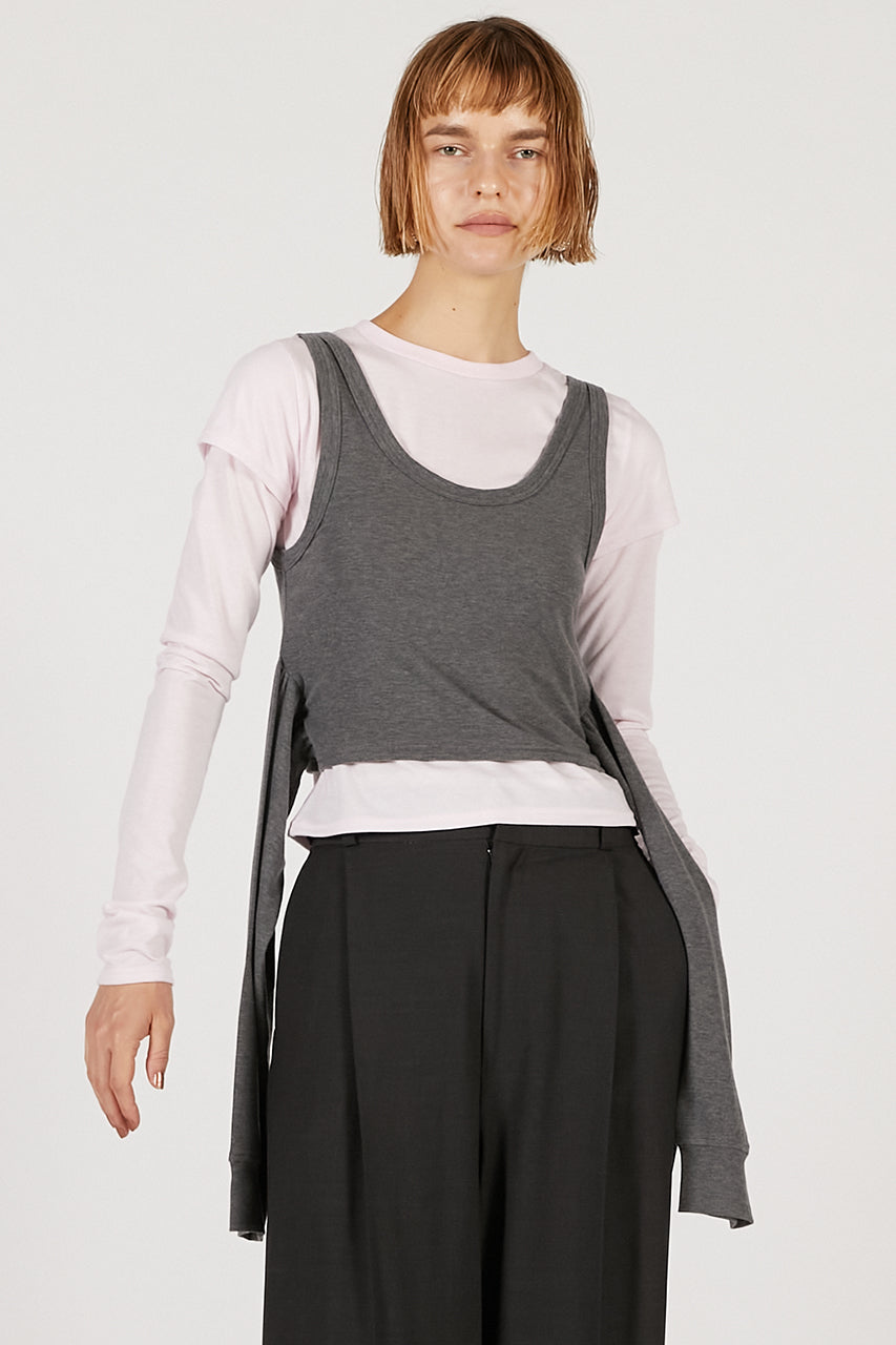 Layered Long Sleeve T-Shirt - 2025 AUTUMN