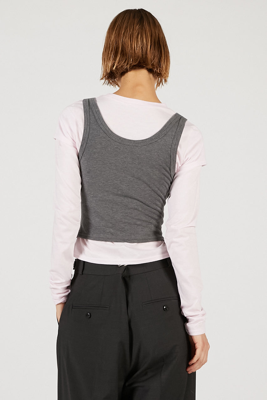 Layered Long Sleeve T-Shirt - 2025 AUTUMN