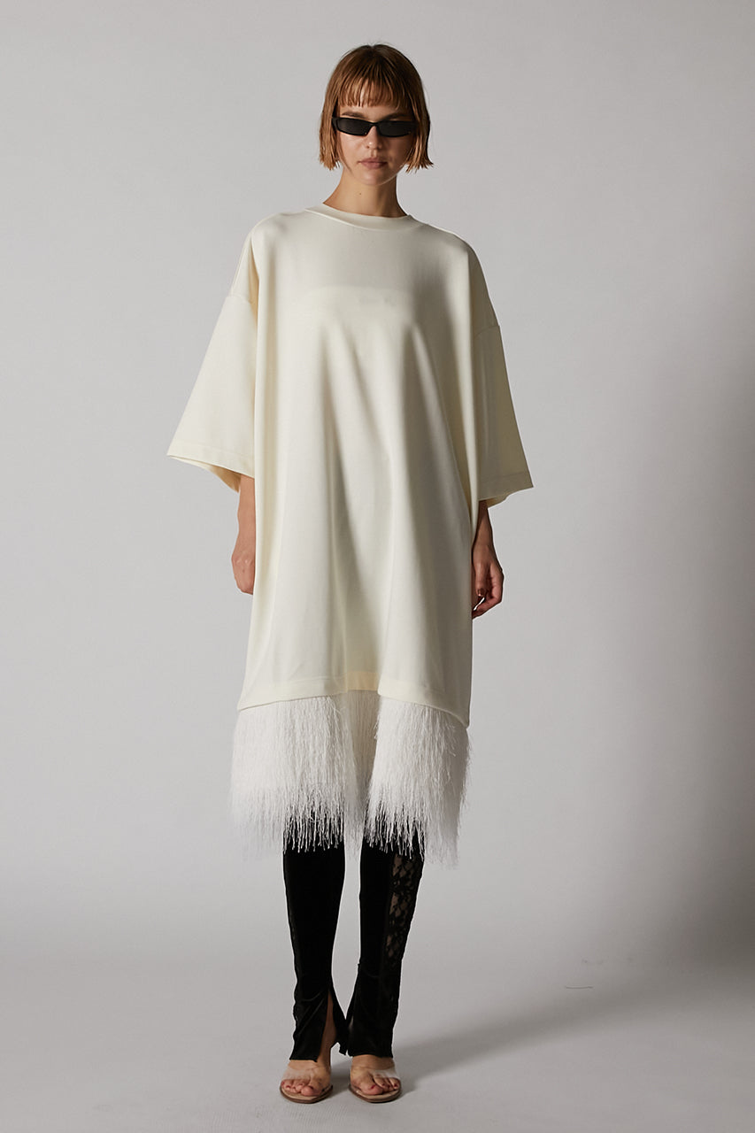 Shaggy Hem Over Tee - 2025 AUTUMN