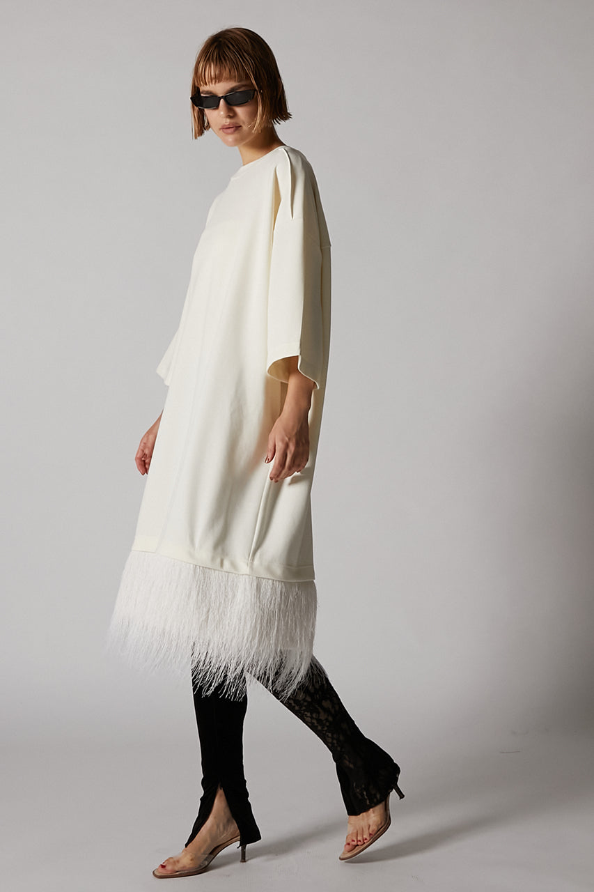 Shaggy Hem Over Tee - 2025 AUTUMN