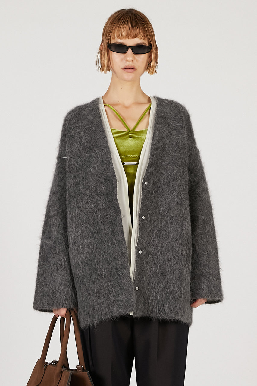 Double-faced Alpaca Knit Cardigan - 2025 AUTUMN