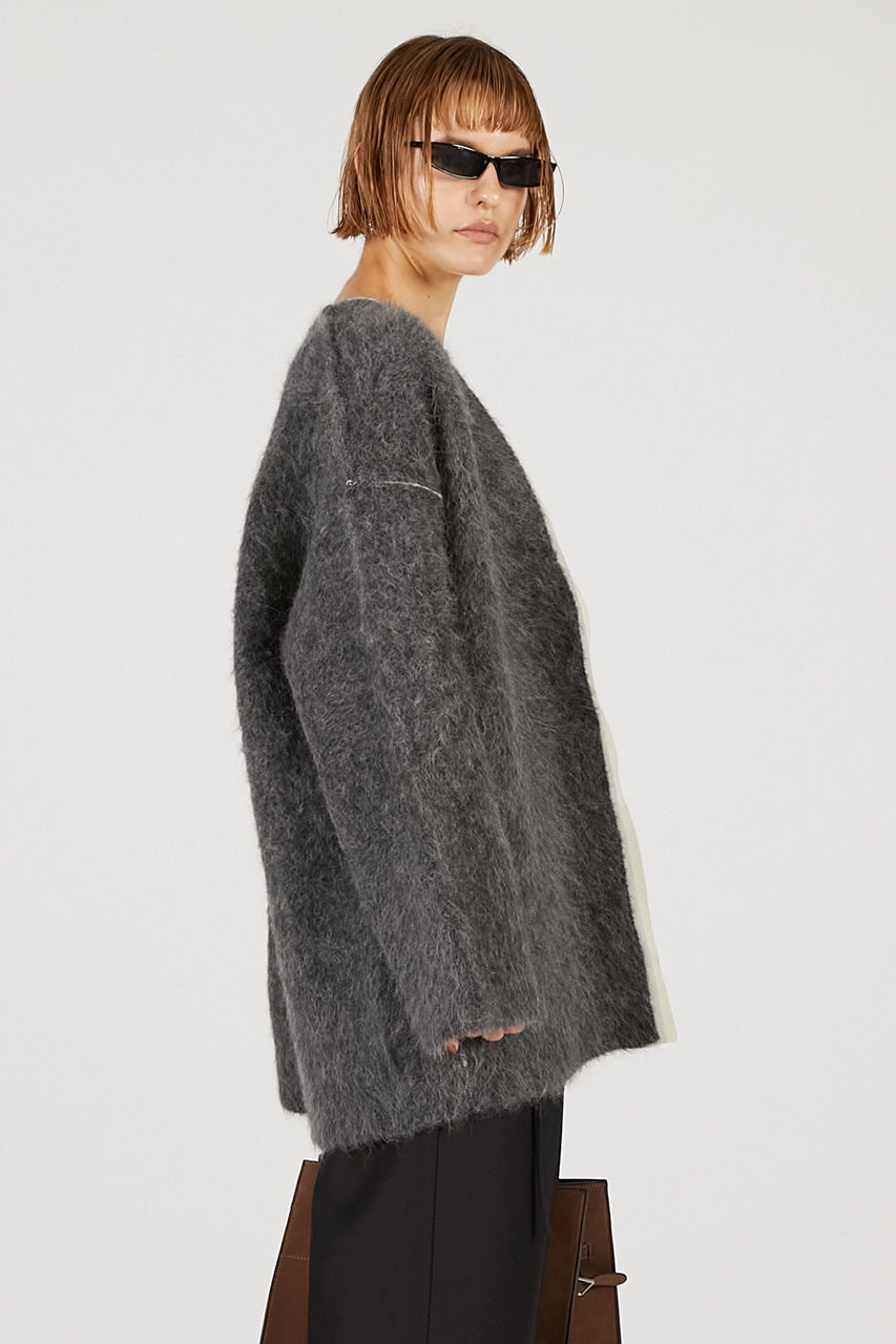 Double-faced Alpaca Knit Cardigan - 2025 AUTUMN