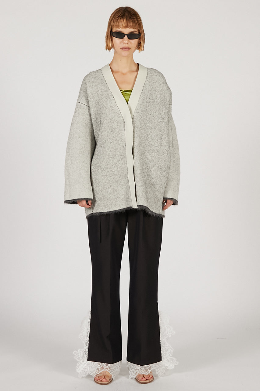Double-faced Alpaca Knit Cardigan - 2025 AUTUMN