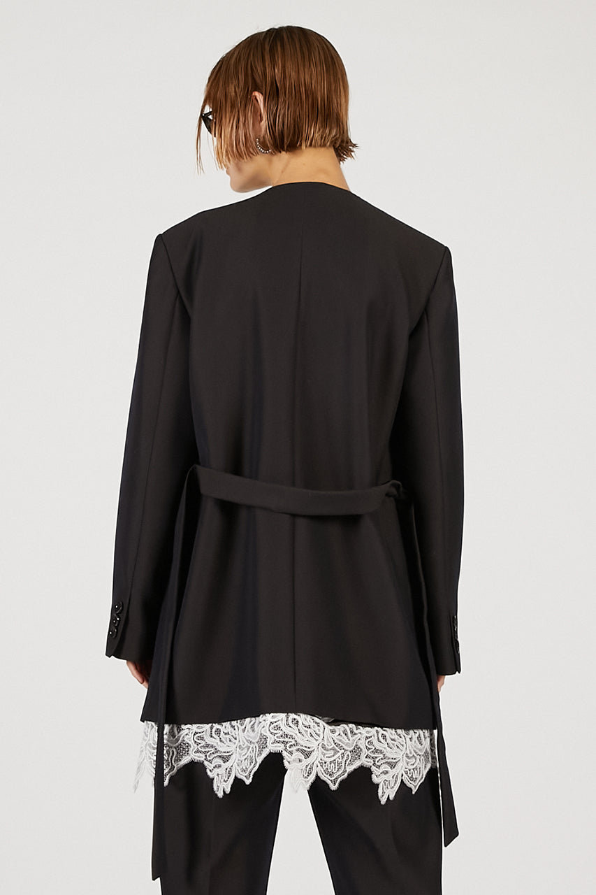 Grand Pianist Wool No-Collar Jacket - 2025 AUTUMN