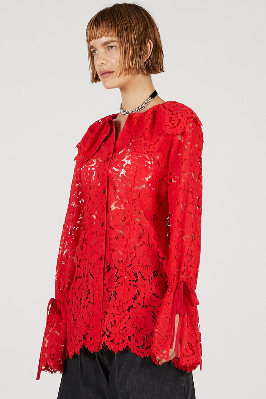 Scallop Lace Blouse