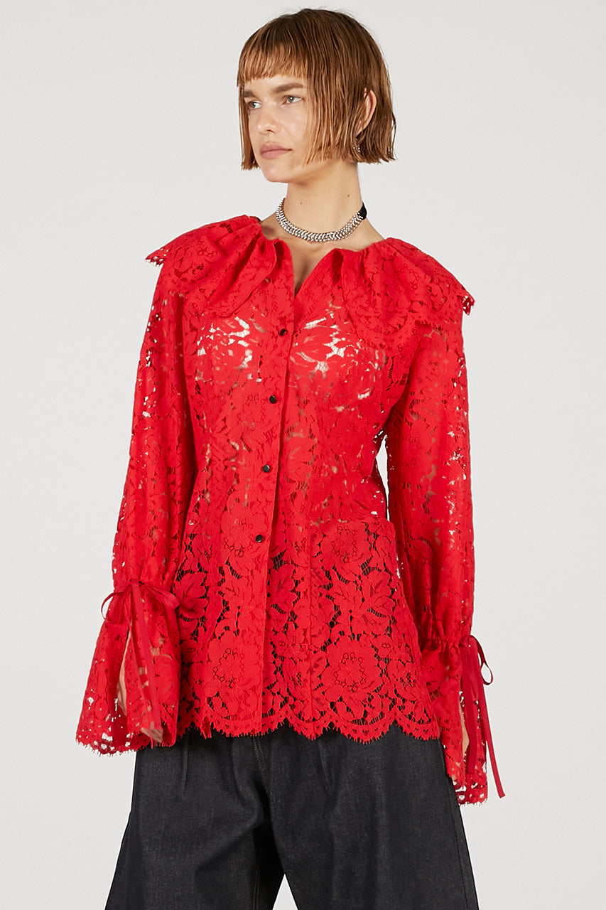 Scallop Lace Blouse