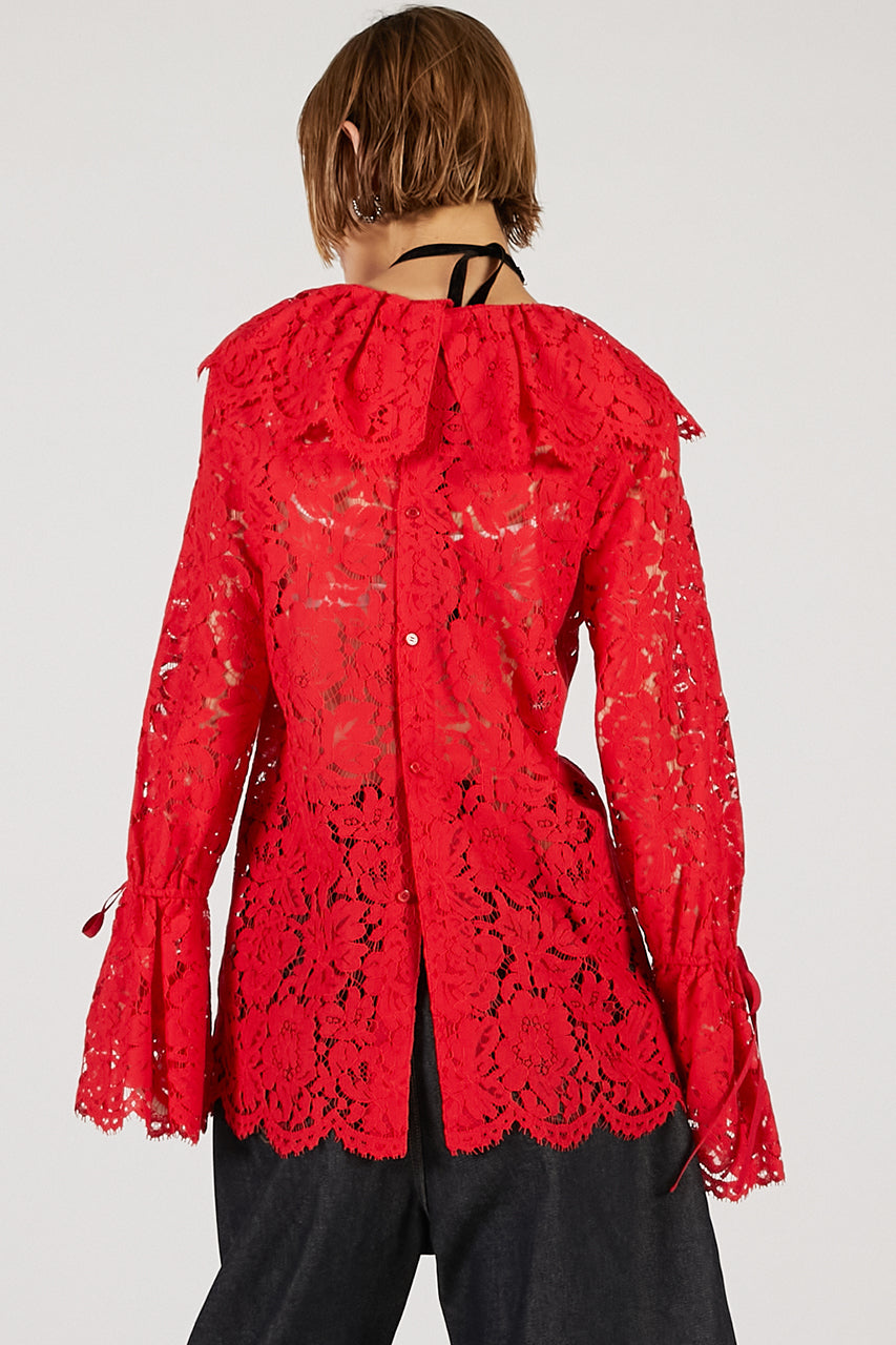 Scallop Lace Blouse