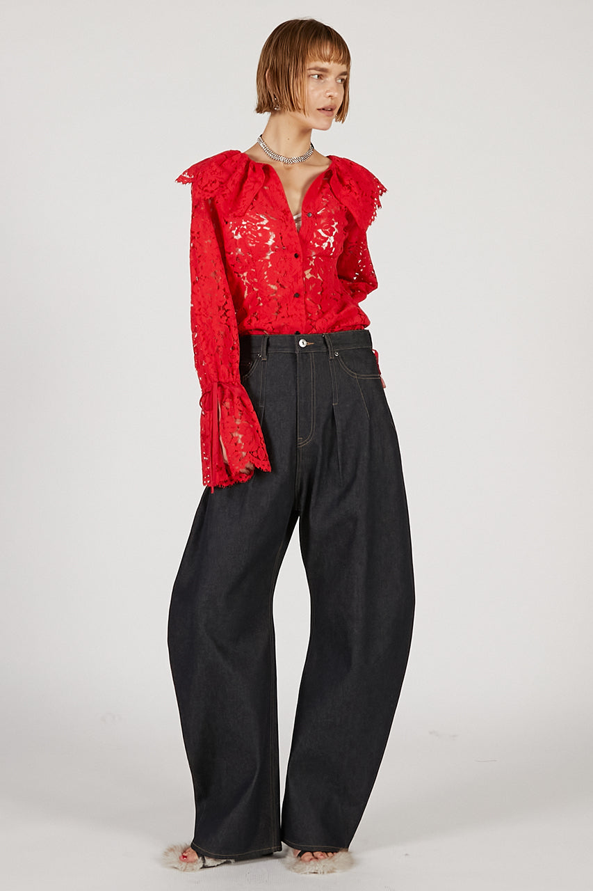 Scallop Lace Blouse