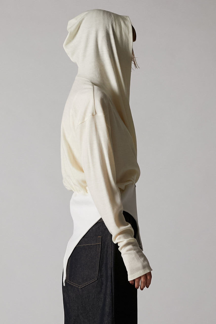 Cache-coeur hooded bodysuit