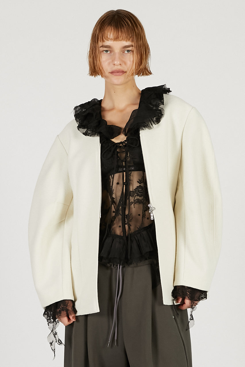 Cocoon Sleeve Zip Top - 2025 AUTUMN