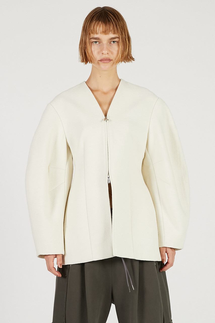 Cocoon Sleeve Zip Top - 2025 AUTUMN
