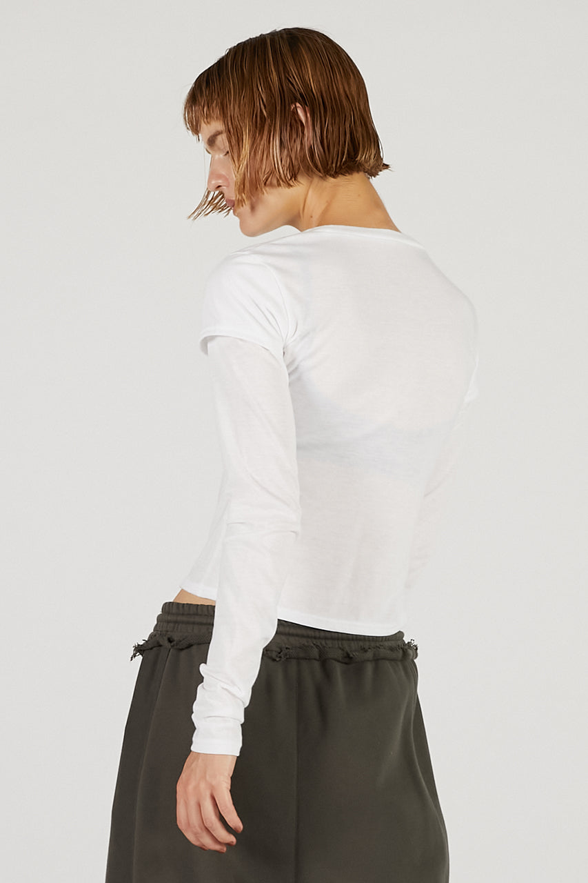 Layered Long Sleeve T-Shirt - 2025 AUTUMN