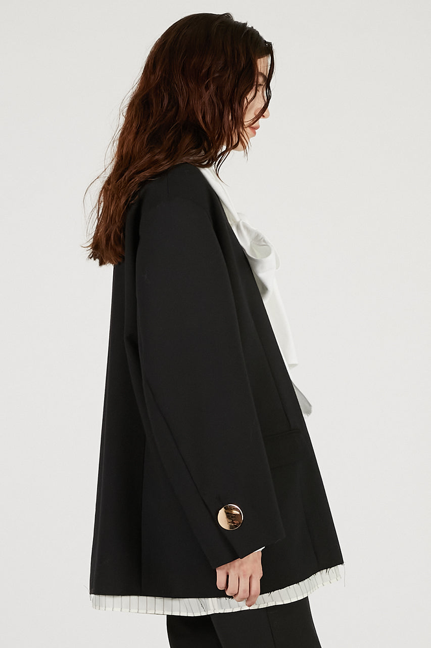 V-neck Narrow Jacket Pullover - 2025 AUTUMN