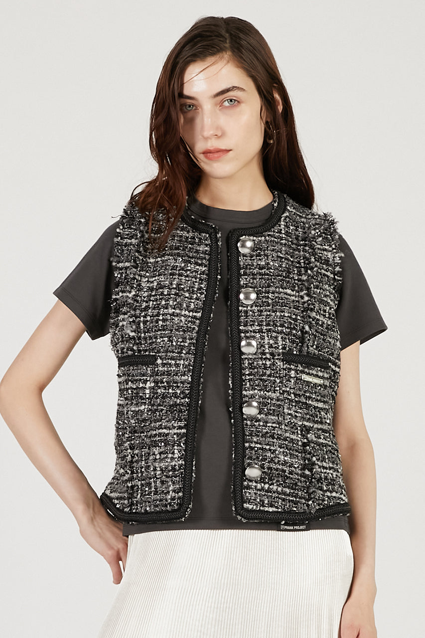 Tweed Vest - 2025 AUTUMN