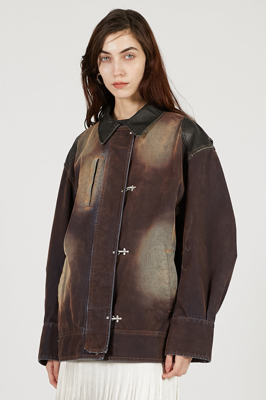 Flocky Denim Jacket - 2025 AUTUMN