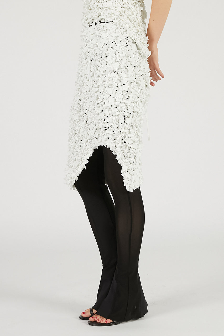 Tape Ribbon Midi Skirt - 2025 AUTUMN