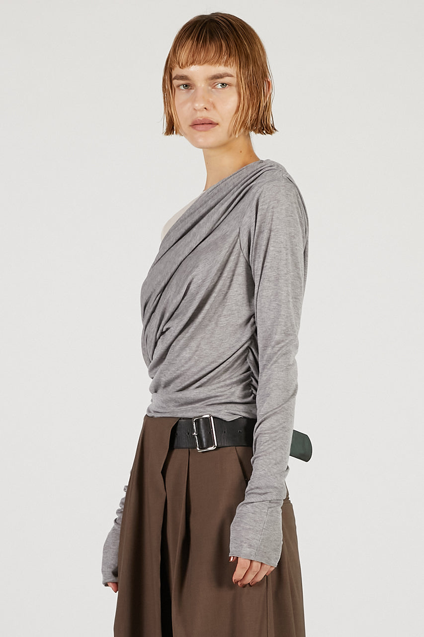 Wool Blend Jersey Top - 2025 AUTUMN