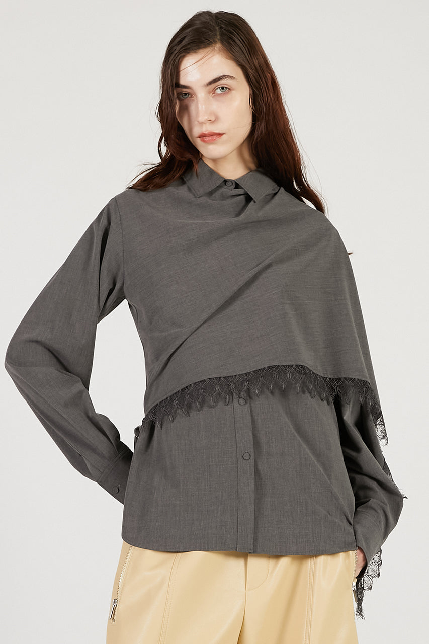 トップス DAQHNE SCARF SHIRT DAQHNE SCARF SHIRT