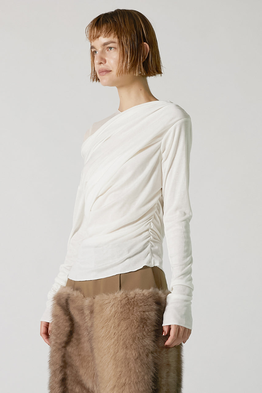 Wool Blend Jersey Top - 2025 AUTUMN