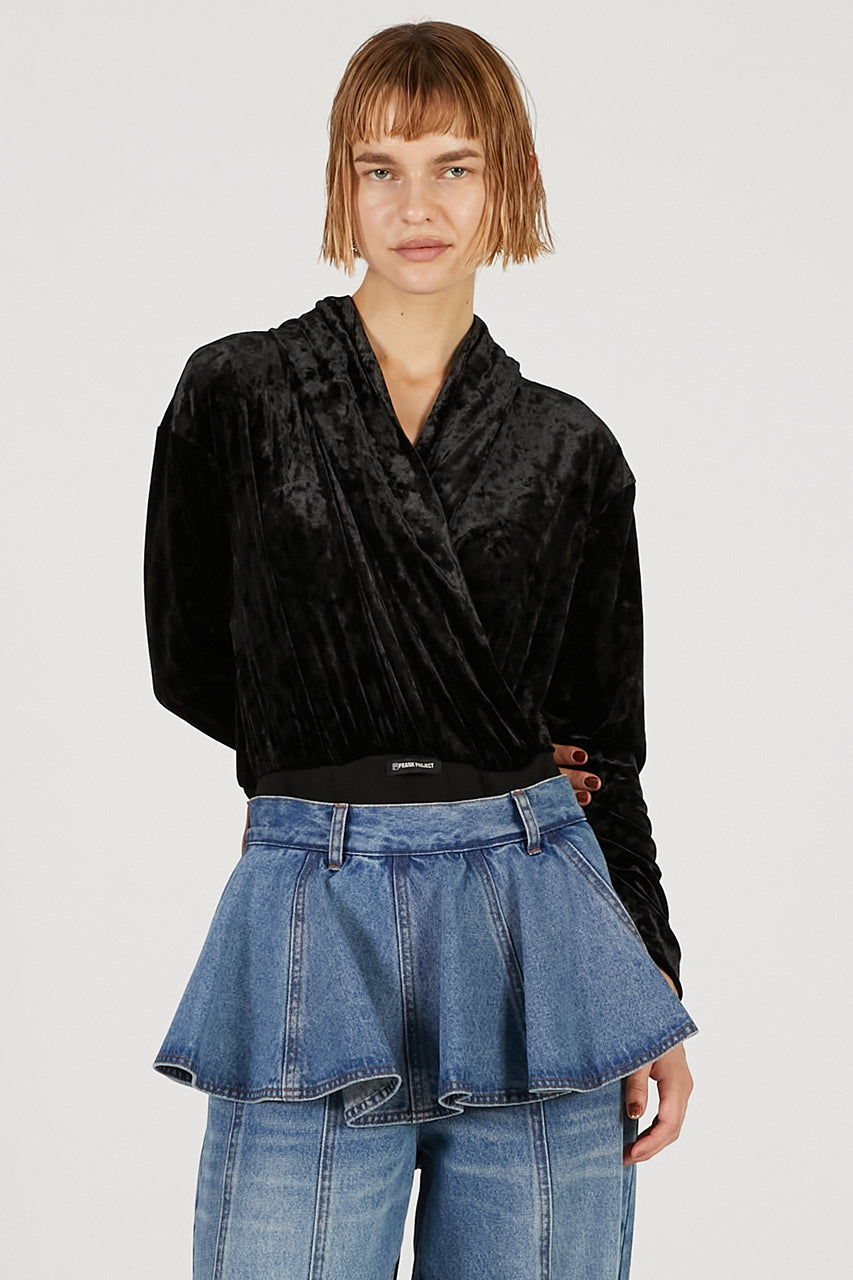 Cache-coeur hooded bodysuit