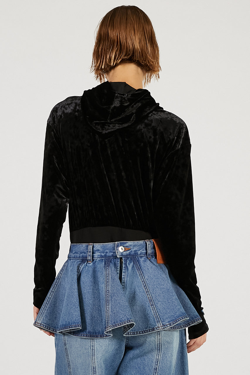 Cache-coeur hooded bodysuit