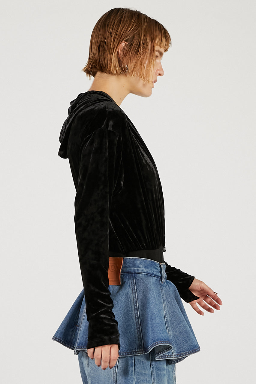 Cache-coeur hooded bodysuit - 2025 AUTUMN