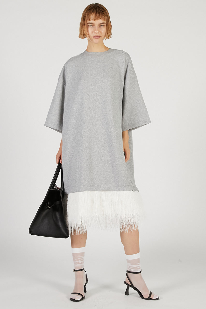 Shaggy Hem Over Tee - 2025 AUTUMN