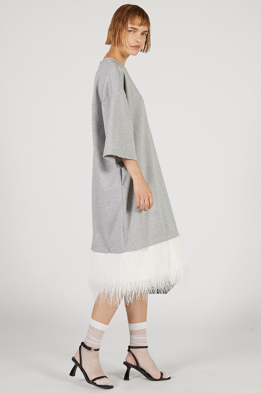 Shaggy Hem Over Tee - 2025 AUTUMN