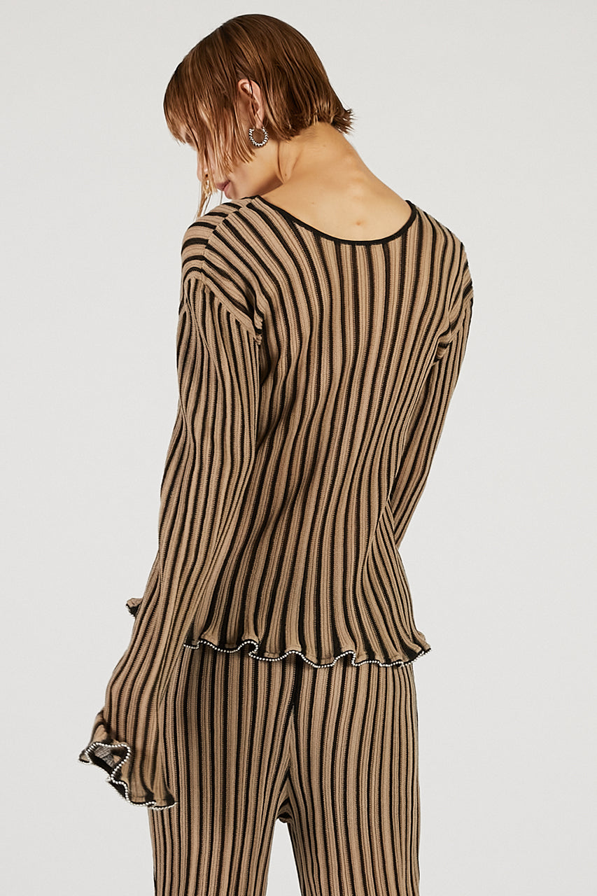 Beaded Hem Top