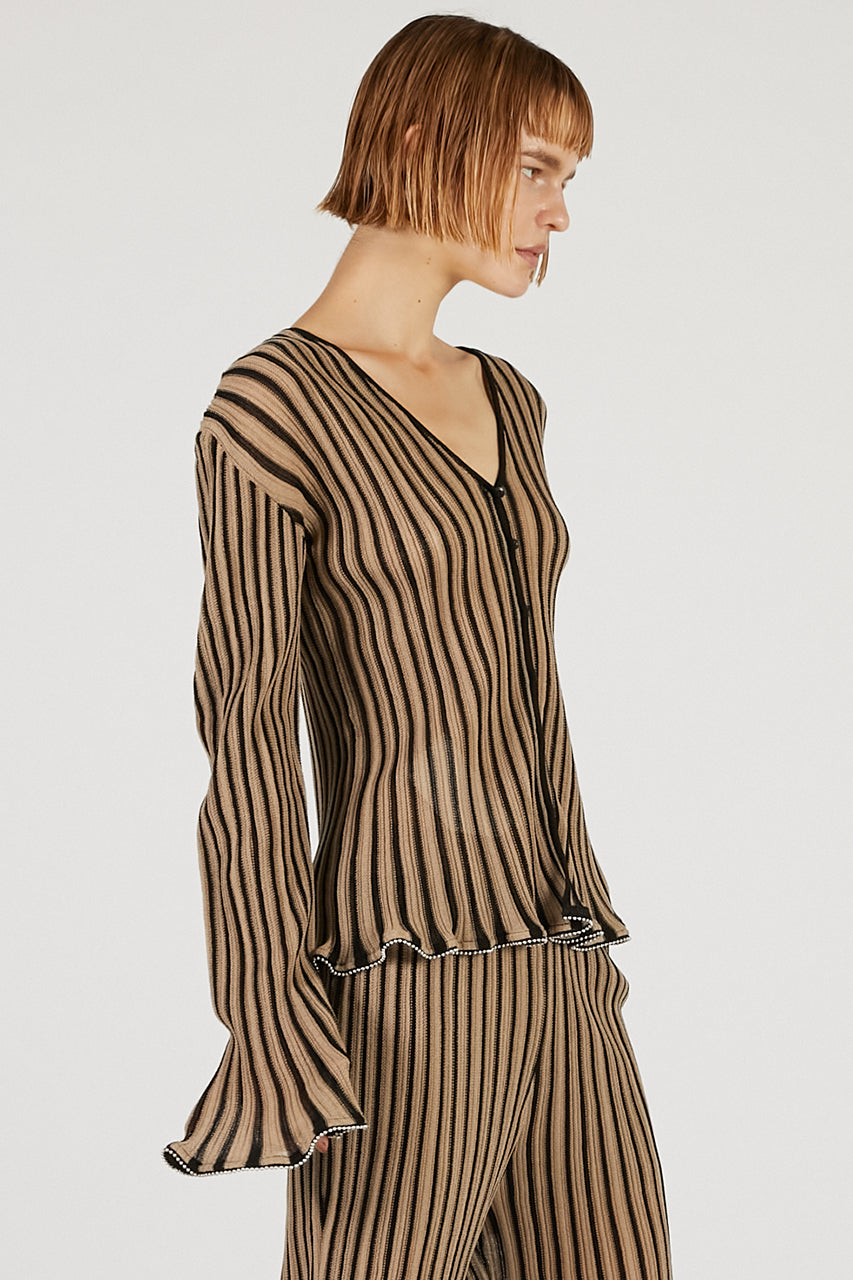 Beaded Hem Top