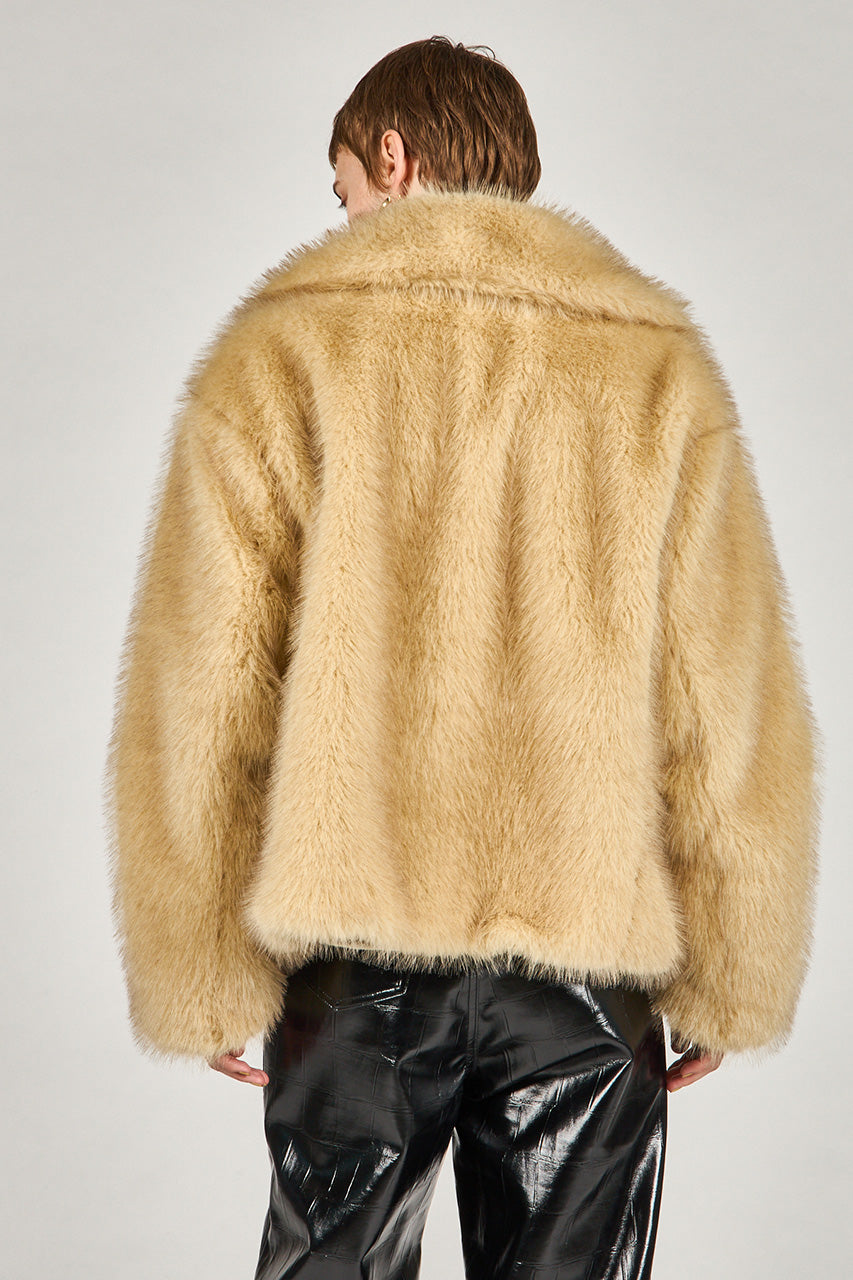 Faux Fur Short Coat - 2025 WINTER