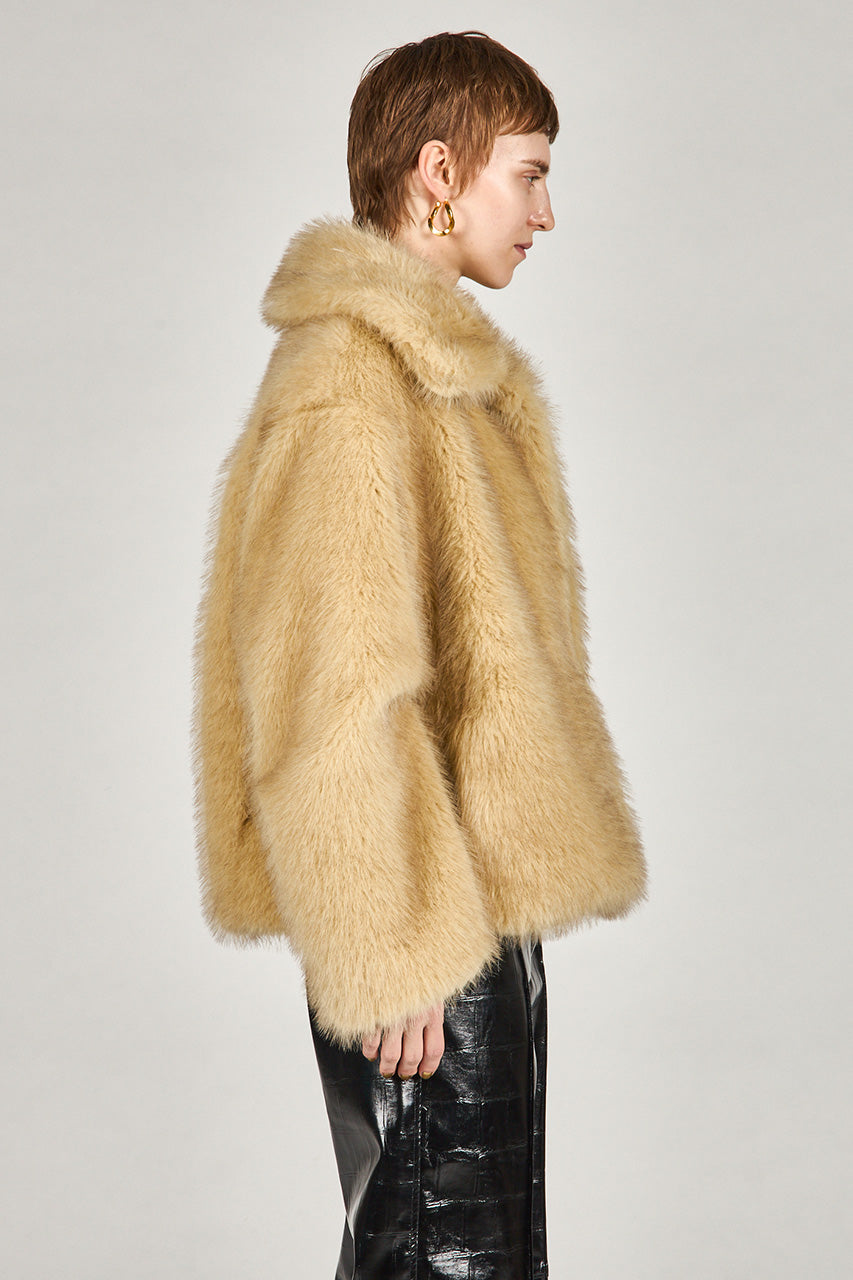 Faux Fur Short Coat - 2025 WINTER