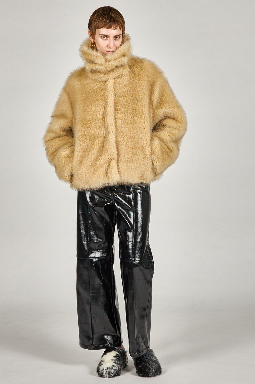 Faux Fur Short Coat - 2025 WINTER