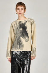 Horse Jacquard Knit