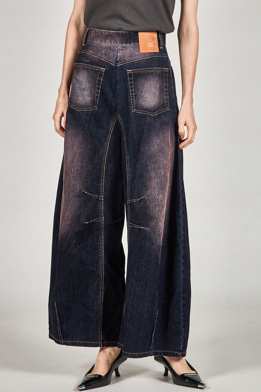 Flocky Denim Pants
