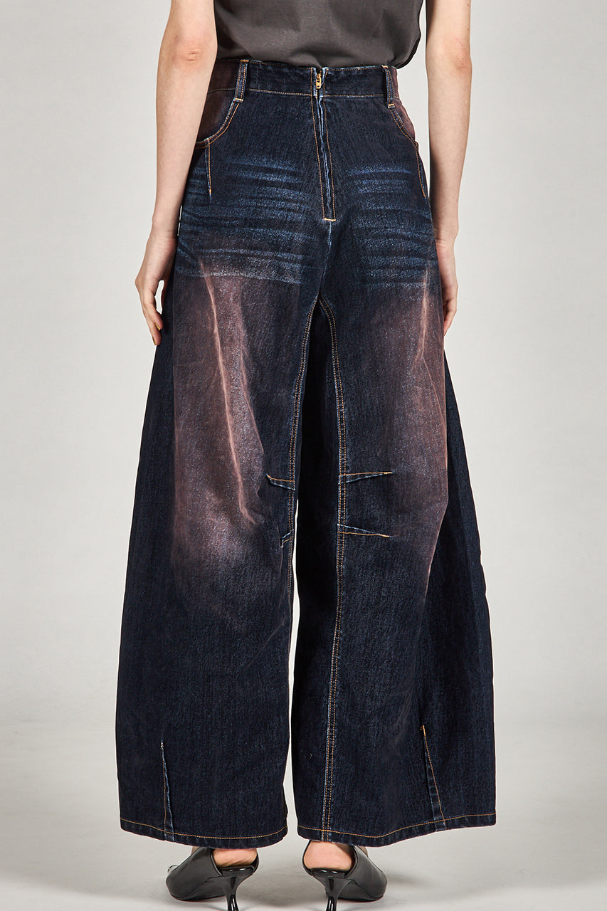 Flocky Denim Pants