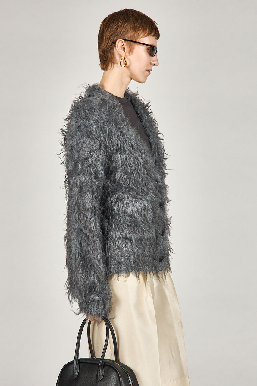 Shaggy Knit Cardigan