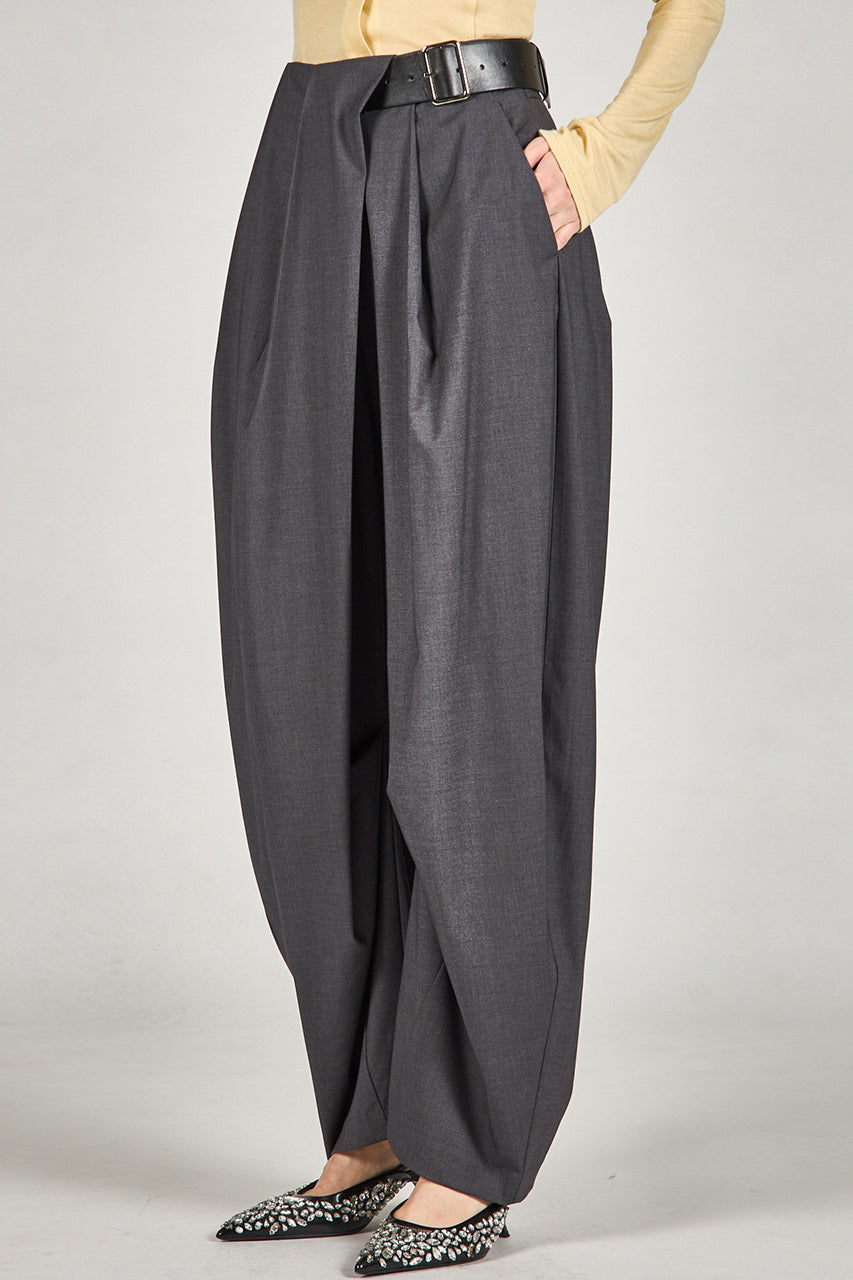 Asymmetrical Belt Pants - PRE ORDER