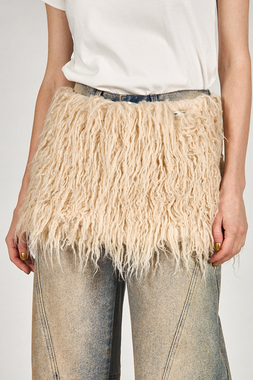 【prank project】Long Faux Mini Skirt Long Faux Mini Skirt - SALE