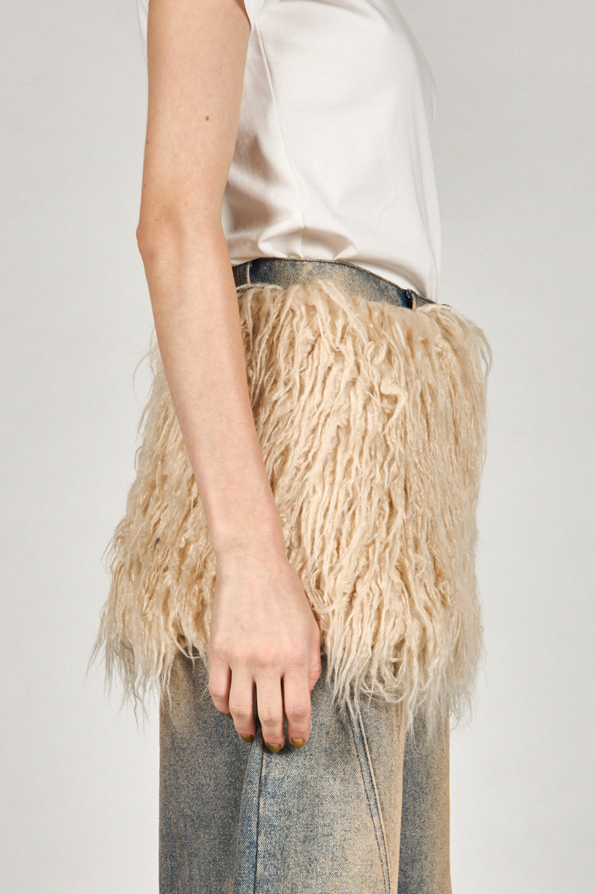 Long Faux Mini Skirt